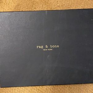 Size 10 rag and bone classic newbury booties light grey